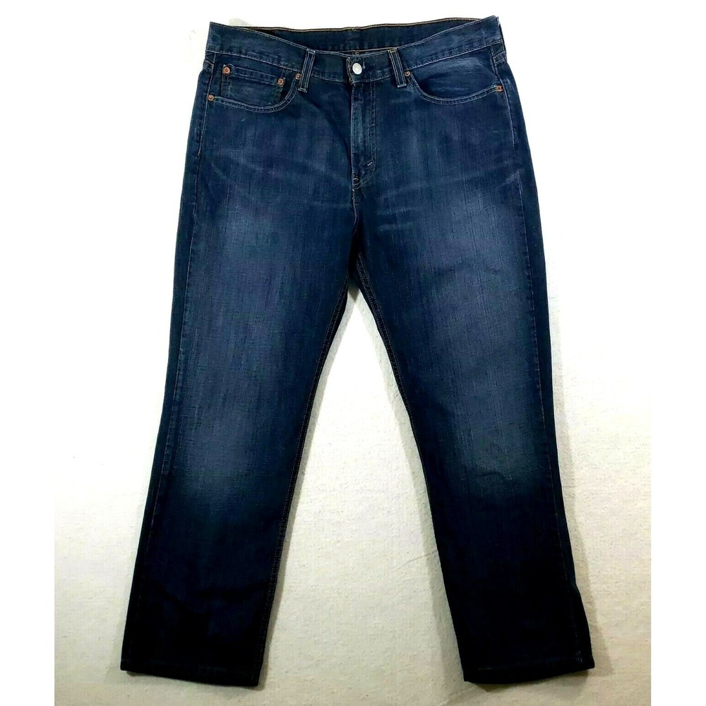 Levi's 514 Straight Fit Men's Jeans Vintage Acid Wash 36 X 32 Actual 37 x 28.5
